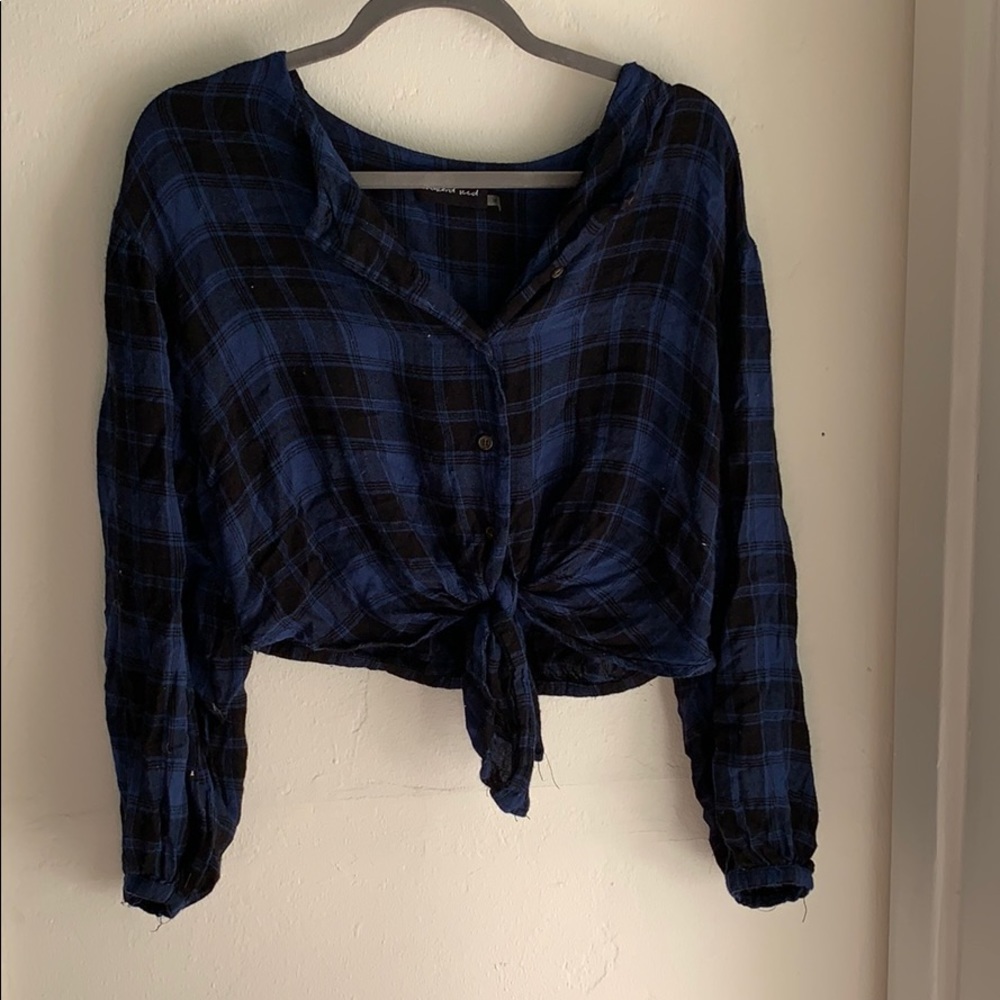 long sleeve tie button up